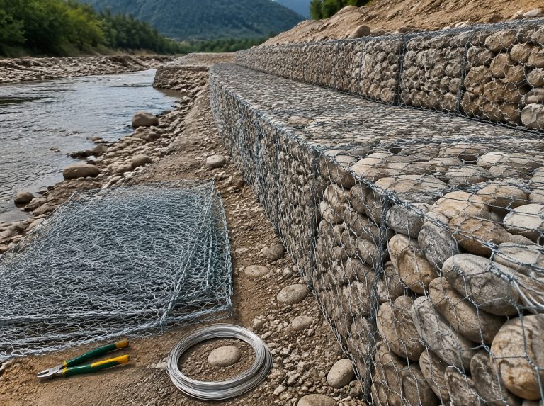 罗平县河道边坡石笼网